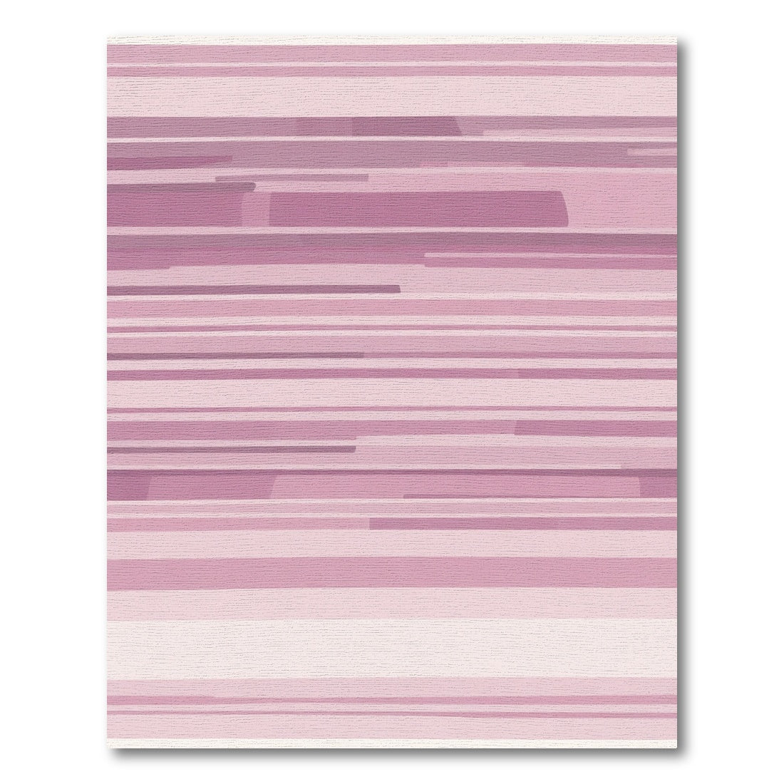 Mauve Lined Horizon Abstraction Rug