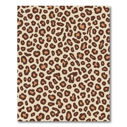 Beige Brown Animal Spots Seamless Rug