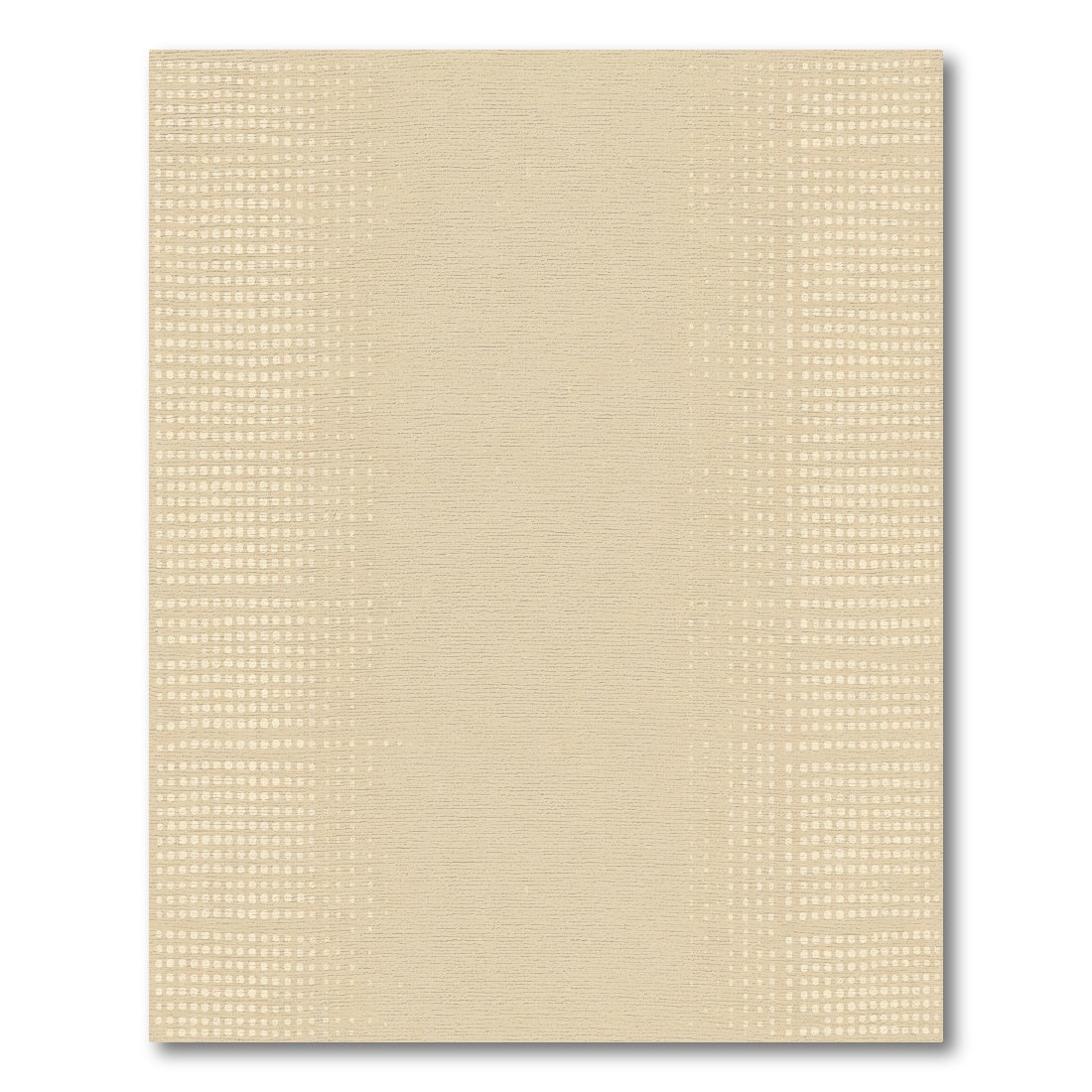 Soft Tan Dotted Stripe Rug