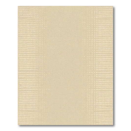 Soft Tan Dotted Stripe Rug
