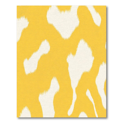 Cheerful Yellow White Splatter Rug