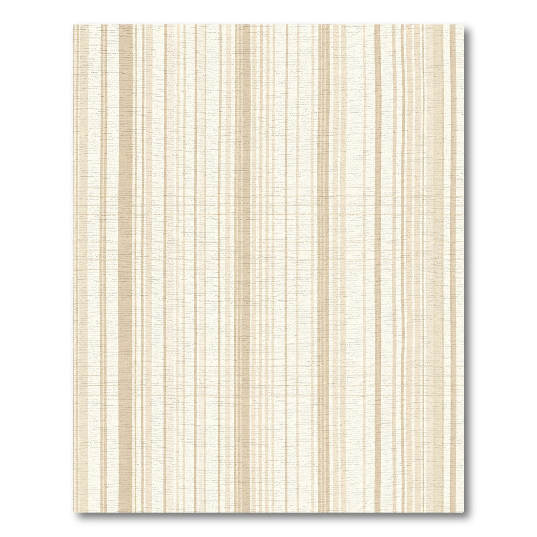 Neutral Tones Wavy Vertical Lines Rug