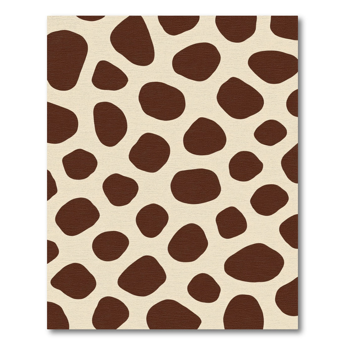 Brown Tan Spots Abstract Rug