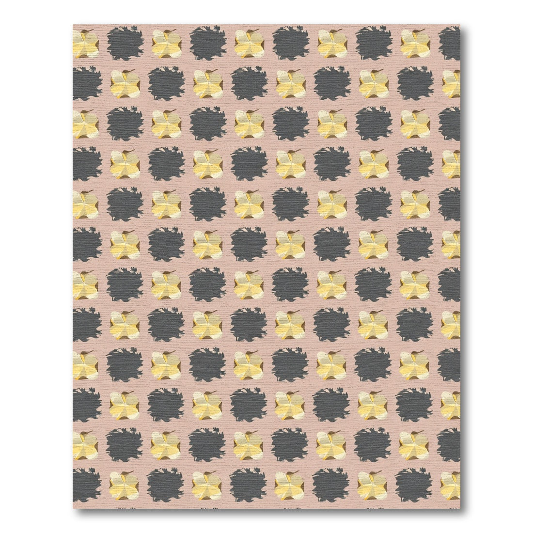 Golden Starburst Tile Composition Rug