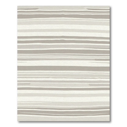 Neutral Toned Organic Striped Rug