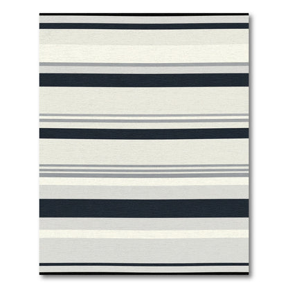 Neutral Tones Wide Stripe Rug