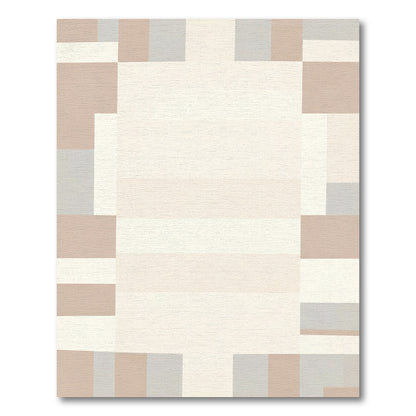 Neutral Soft Geometric Blocks Rug