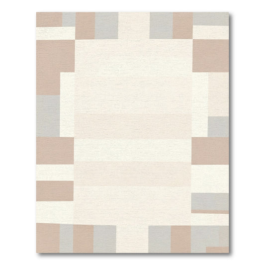 Neutral Soft Geometric Blocks Rug