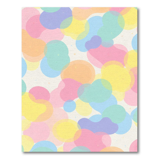 Pastel Blob Overlap Abstract Rug