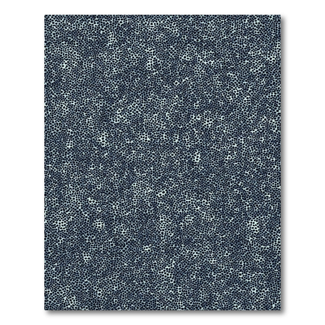 Navy Small Dot Texture Rug
