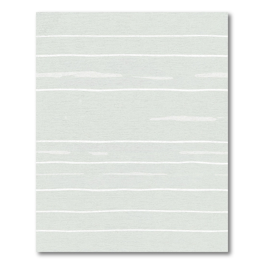Soft Gray Hand Drawn Stripe Rug