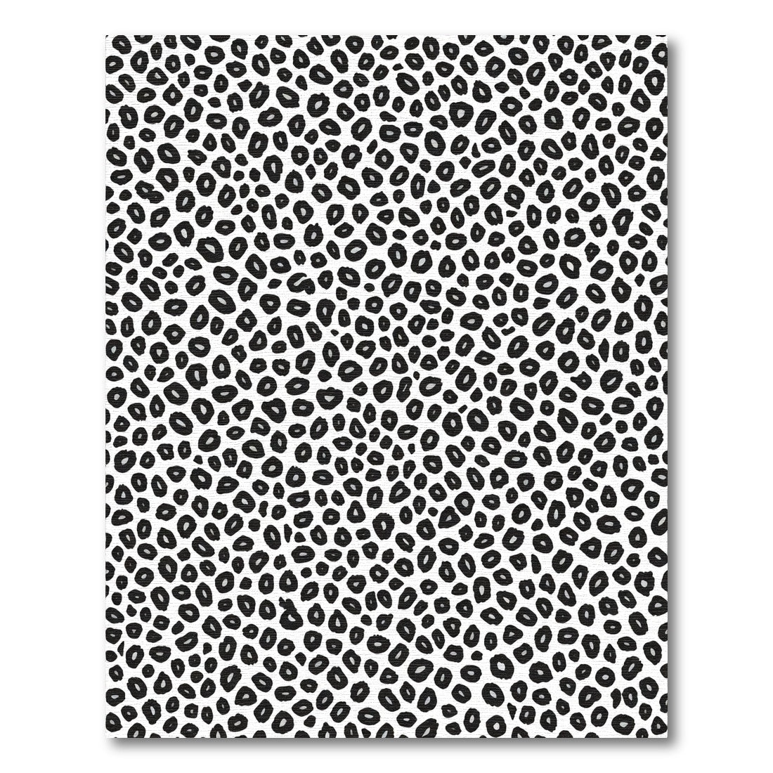Chic Black White Spots Area Rug