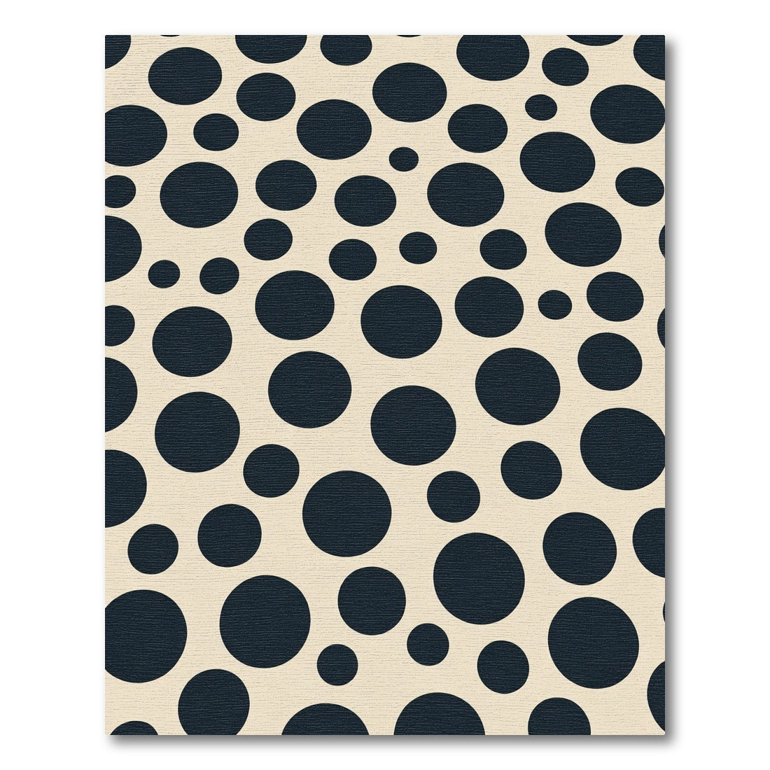 Dark Blue Circles Scatter Rug