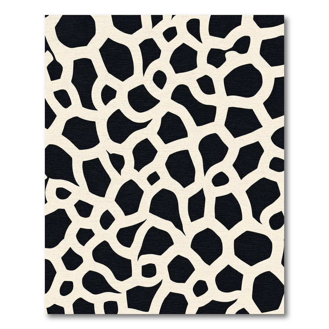 Cream Bone Organic Giraffe Rug