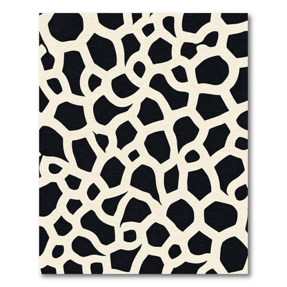 Cream Bone Organic Giraffe Rug
