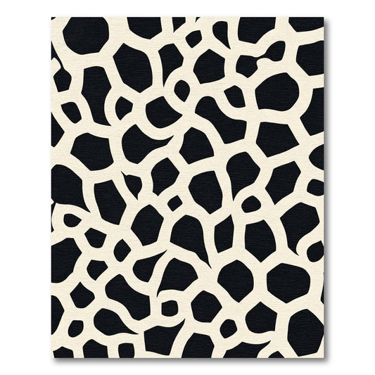 Cream Bone Organic Giraffe Rug