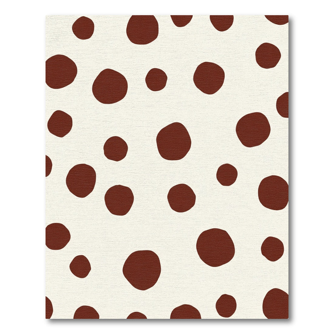 Cream Chocolate Spot Scatter Rug