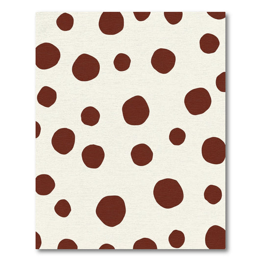 Cream Chocolate Spot Scatter Rug