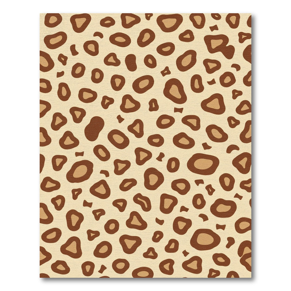 Brown Spotted Animal Skin Rug