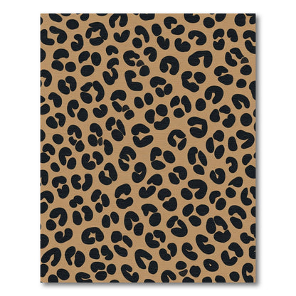 Tan Black Spots Animal Print Rug