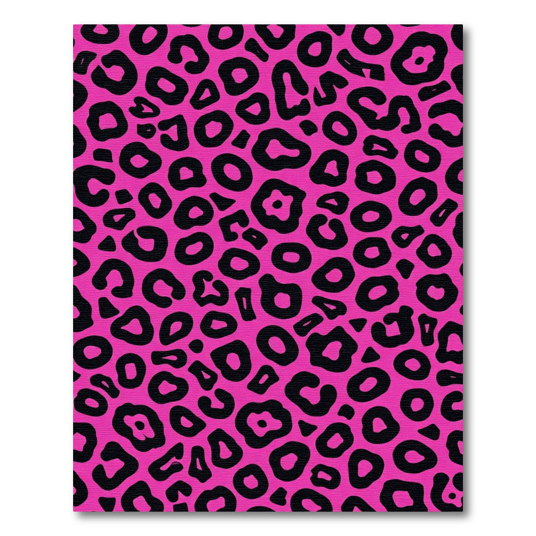 Bold Fuchsia Animal Print Rug