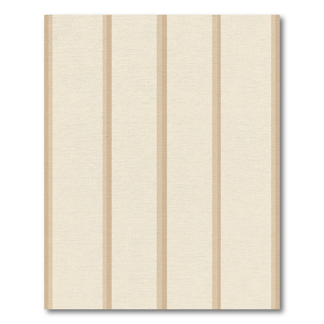 Cream Beige Vertical Stripe Rug
