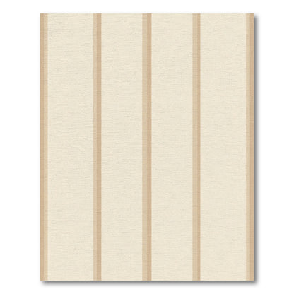 Cream Beige Vertical Stripe Rug