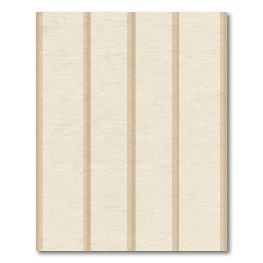 Cream Beige Vertical Stripe Rug