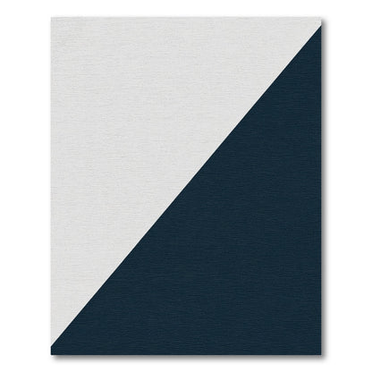 Minimalist Two Tone Diagonal Rug