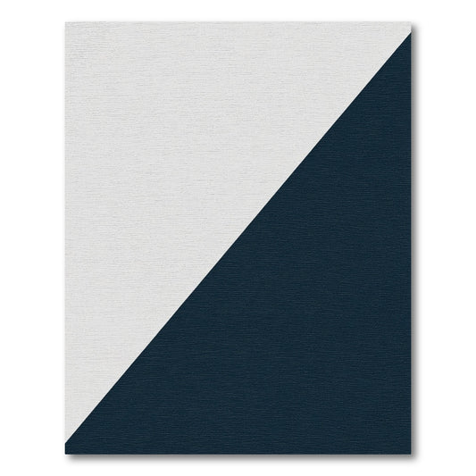 Minimalist Two Tone Diagonal Rug