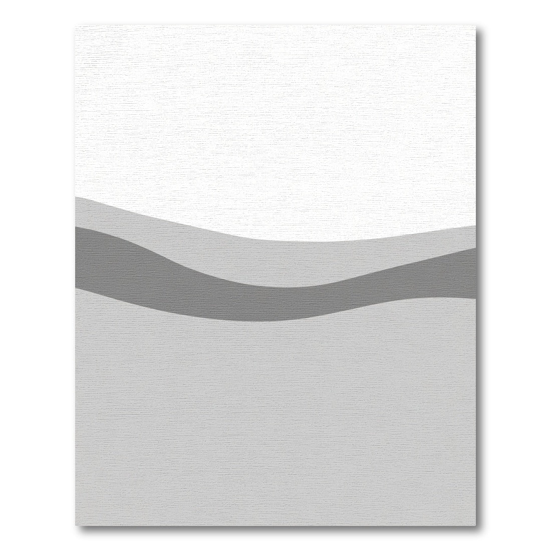 Grey Abstract Wave Ripple Rug