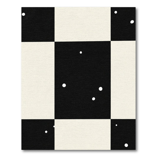 Monochromatic Chessboard Spots Rug