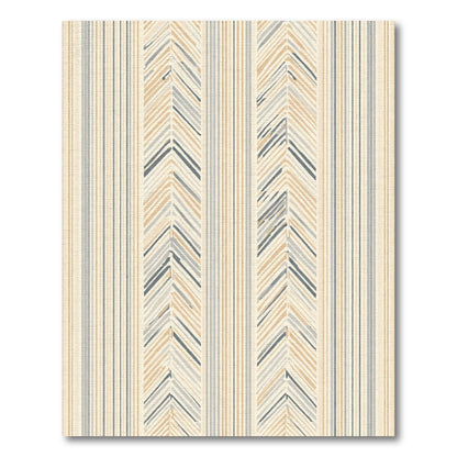 Neutral Herringbone Stripe Texture Rug
