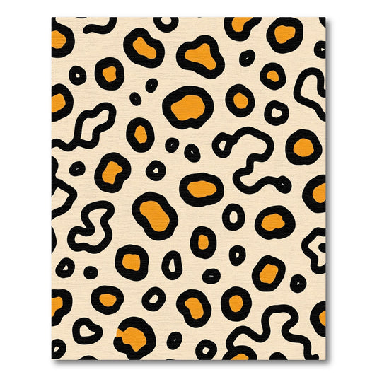 Bold Orange Animal Spots Rug