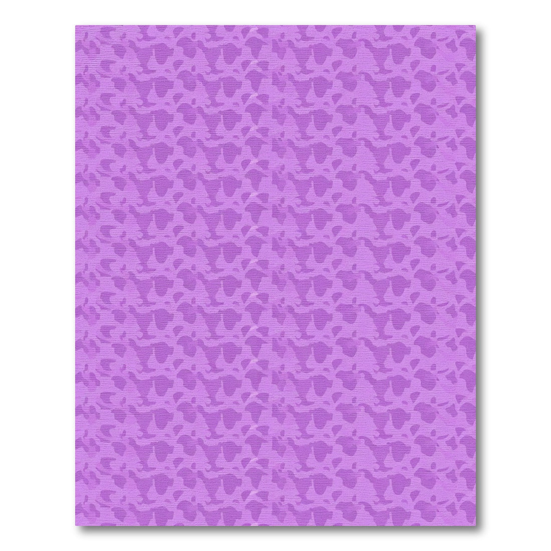 Lavender Distorted Geometric Weave Rug