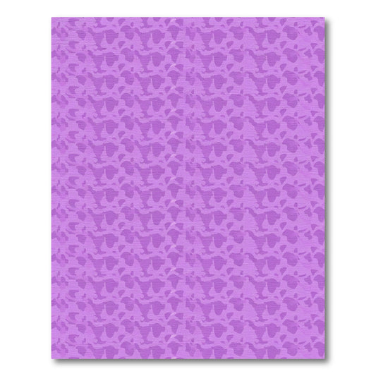 Lavender Distorted Geometric Weave Rug