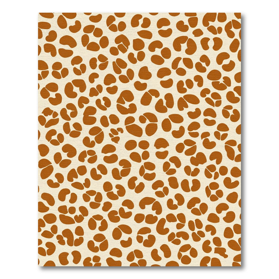 Brown Leopard Spot Organic Rug