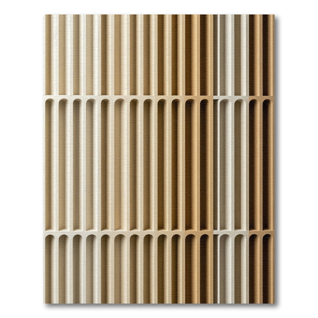 Neutral Ridge Arches Texture Rug