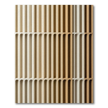 Neutral Ridge Arches Texture Rug