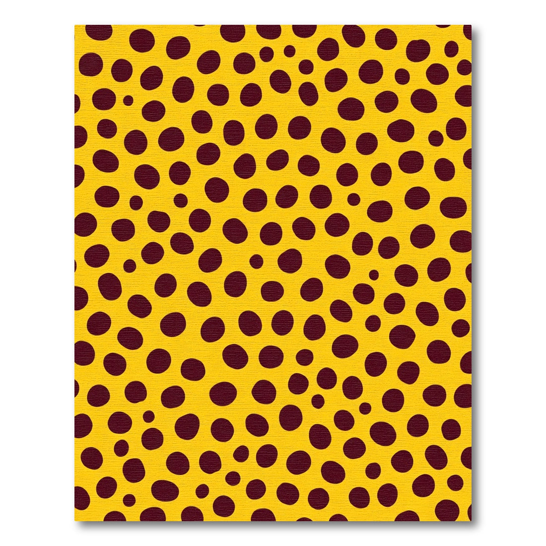 Golden Yellow Spotted All Over Rug