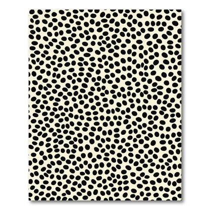 Cream Black Speckle Spotting Rug