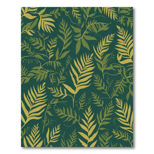 Evergreen Leafy Vines Rug