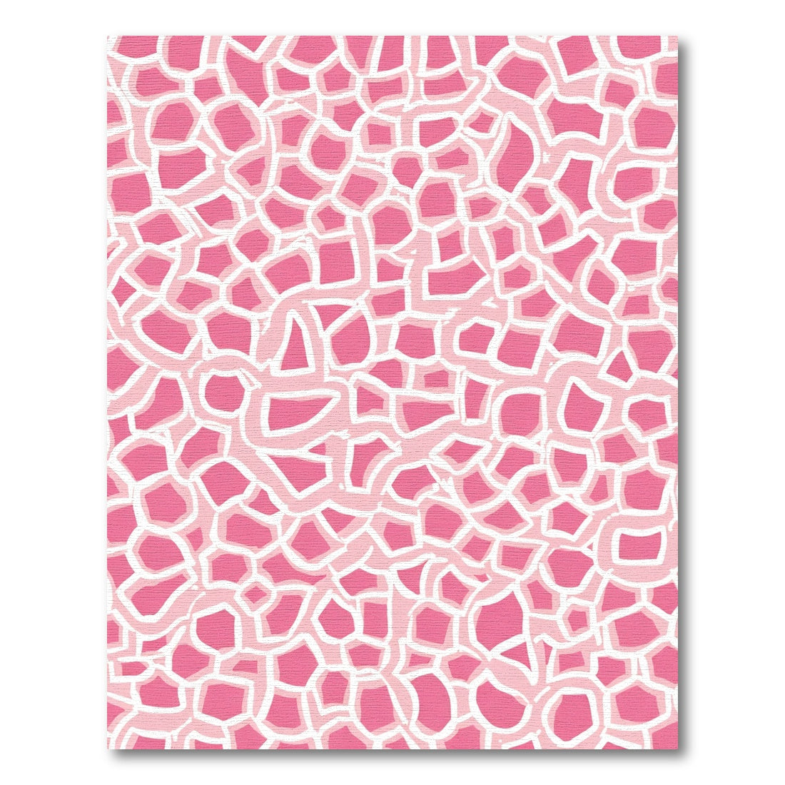 Pink Coral Organic Cell Rug
