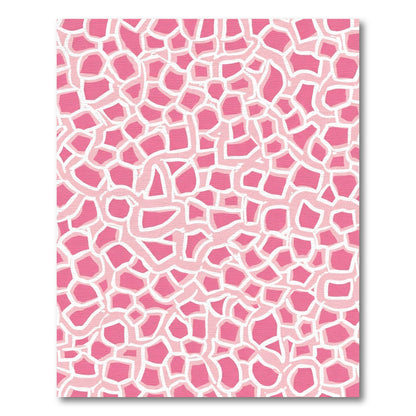 Pink Coral Organic Cell Rug