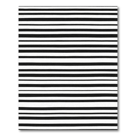 Bold Contrasting Stripes Rug