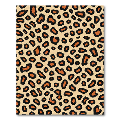Bold Orange Black Spots Rug