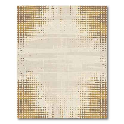 Grayscale Diamond Gradient Texture Rug