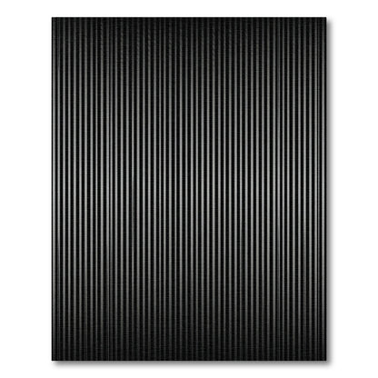 Monochromatic Narrow Vertical Stripe Rug