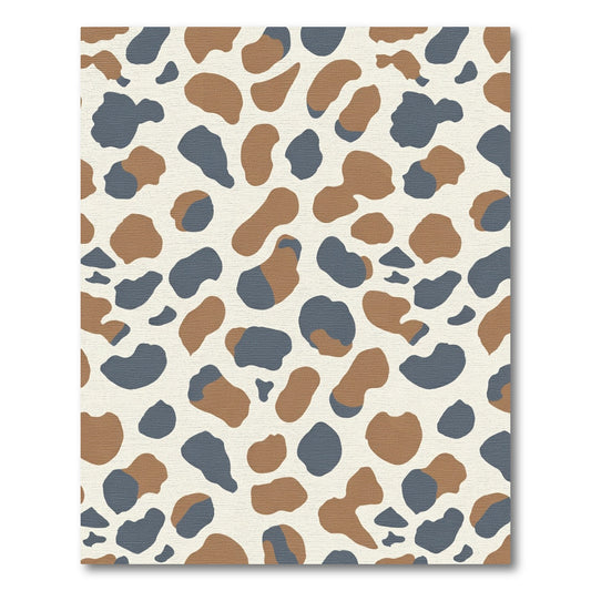 Modern Abstract Camouflage Spots Rug