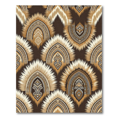 Earthy Tone Tribal Arch Rug